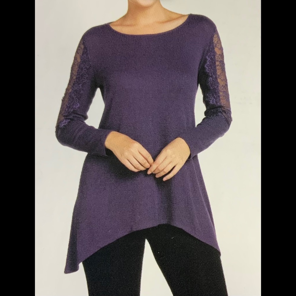 Premise lightweight Fall 3 season tunic sweater sz S B48